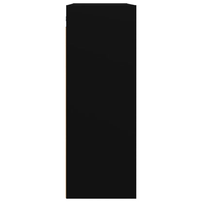 Gabinetto sospeso nero 69.5x32.5x90 cm