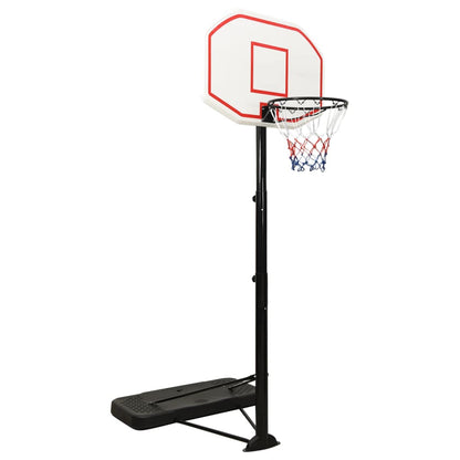 White basketball support 258-363 cm polyethylene