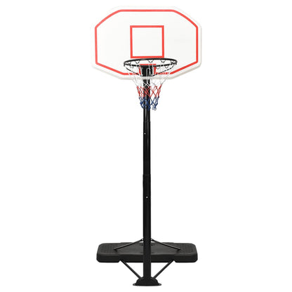 White basketball support 258-363 cm polyethylene