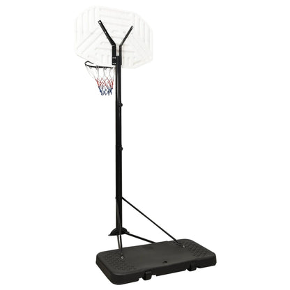 White basketball support 258-363 cm polyethylene