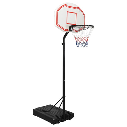 White basketball support 237-307 cm polyethylene