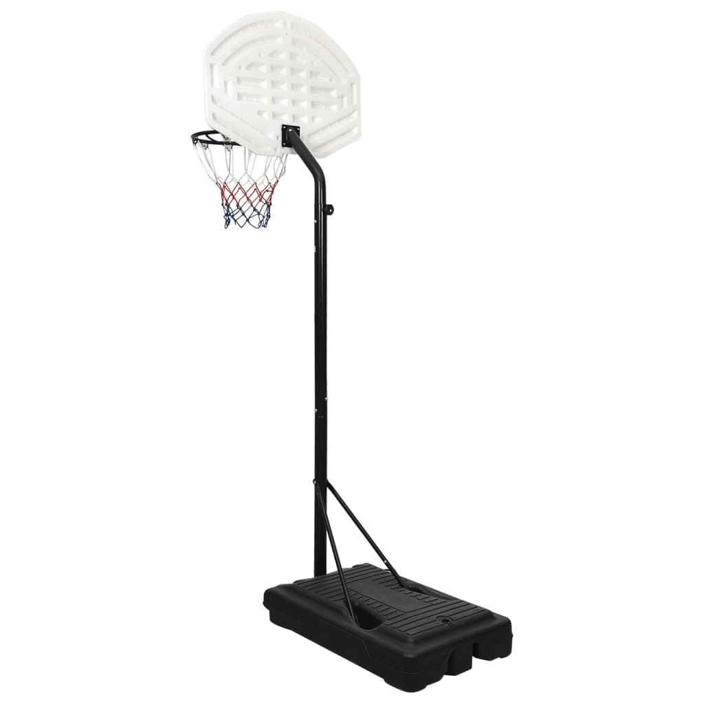 White basketball support 237-307 cm polyethylene