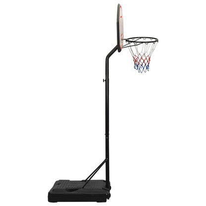 Black basketball support 237-307 cm polyethylene