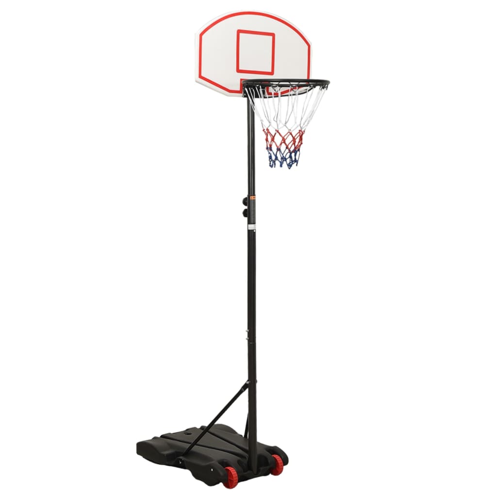 White basketball support 216-250 cm polyethylene