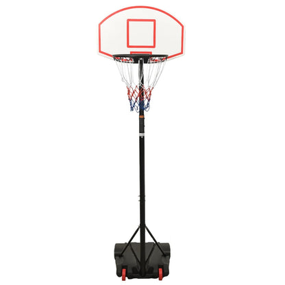 White basketball support 216-250 cm polyethylene