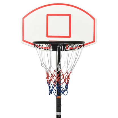 White basketball support 216-250 cm polyethylene