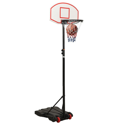 White basketball support 216-250 cm polyethylene