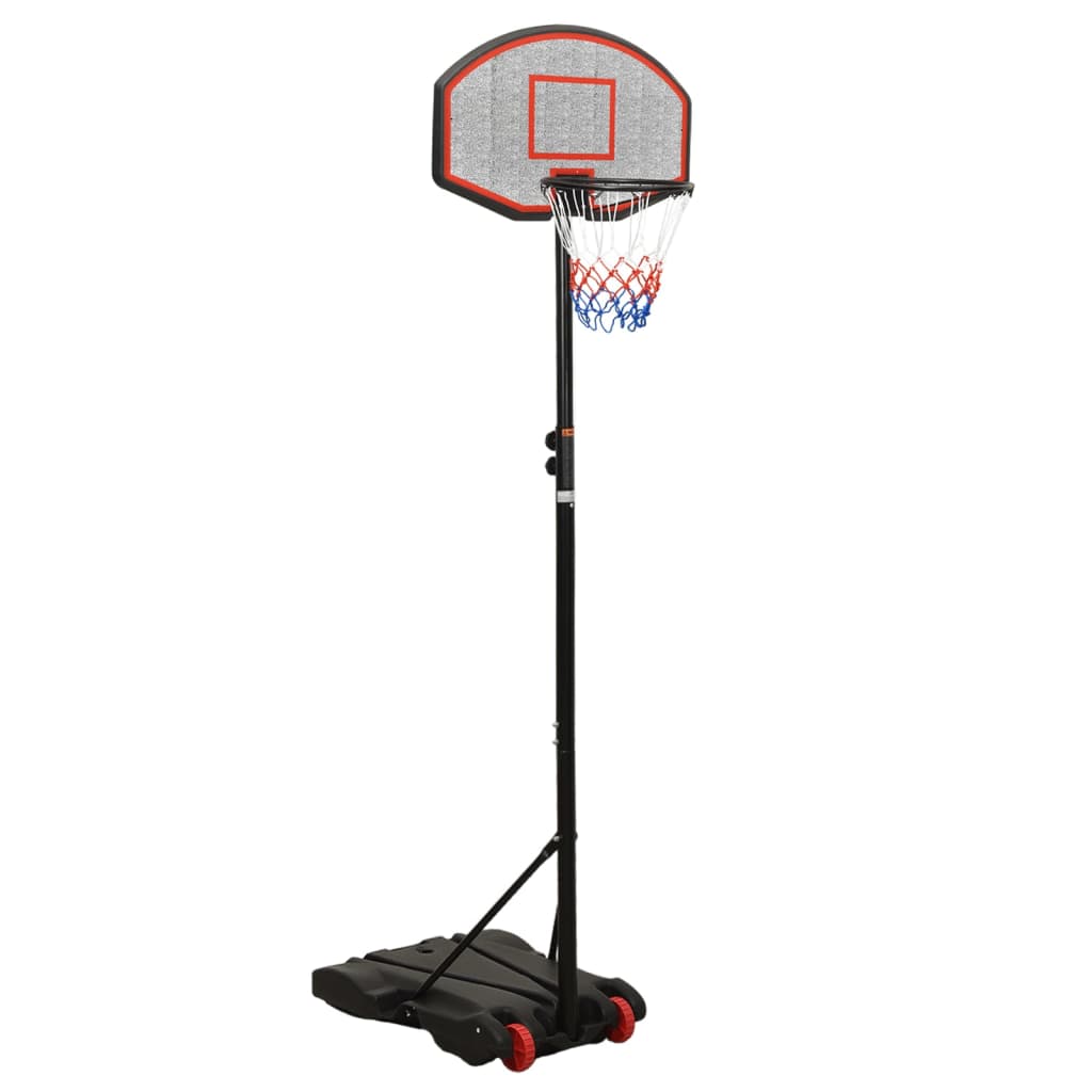 Black basketball support 216-250 cm polyethylene