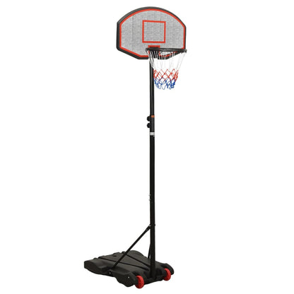 Black basketball support 216-250 cm polyethylene