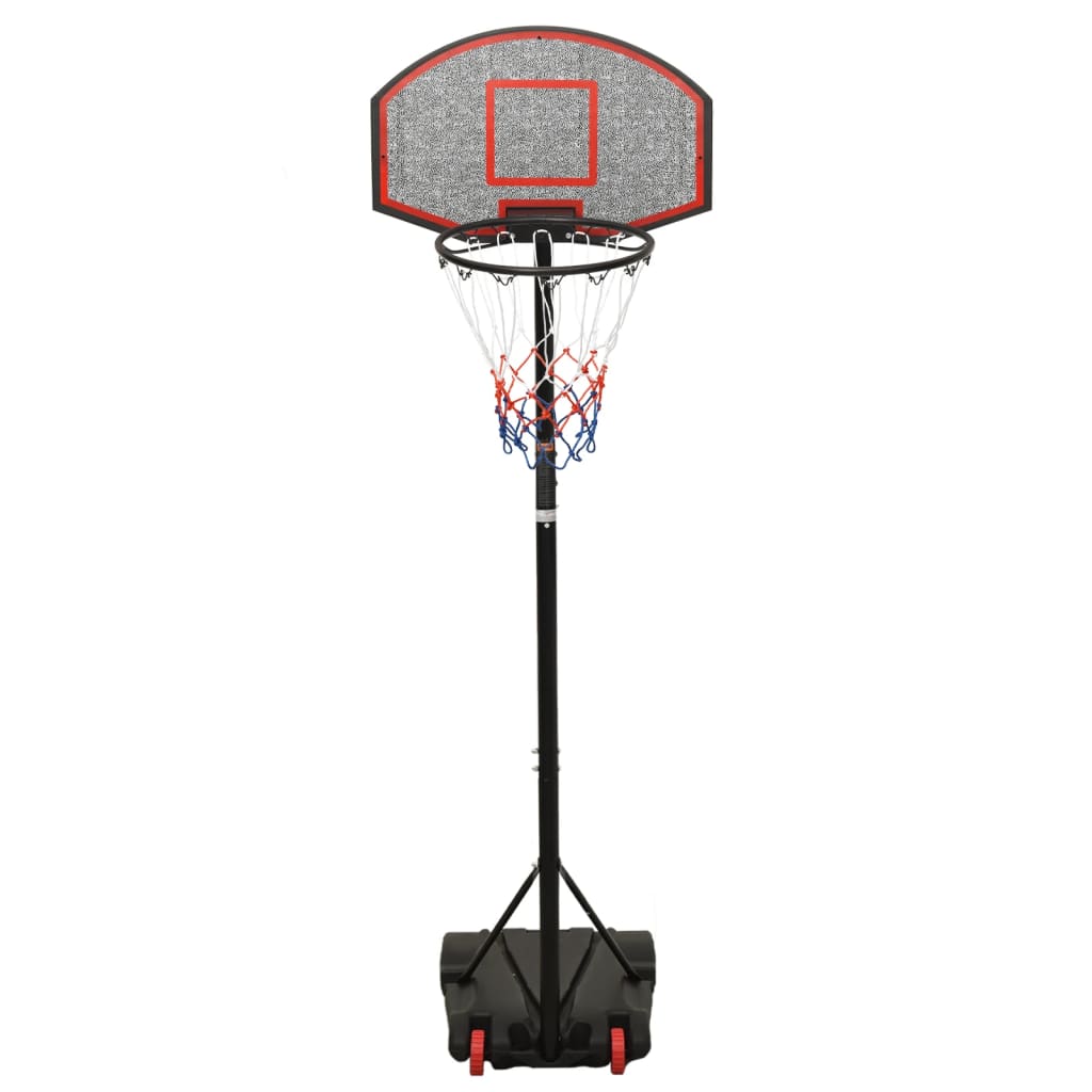 Black basketball support 216-250 cm polyethylene