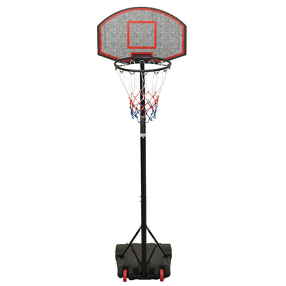 Black basketball support 216-250 cm polyethylene