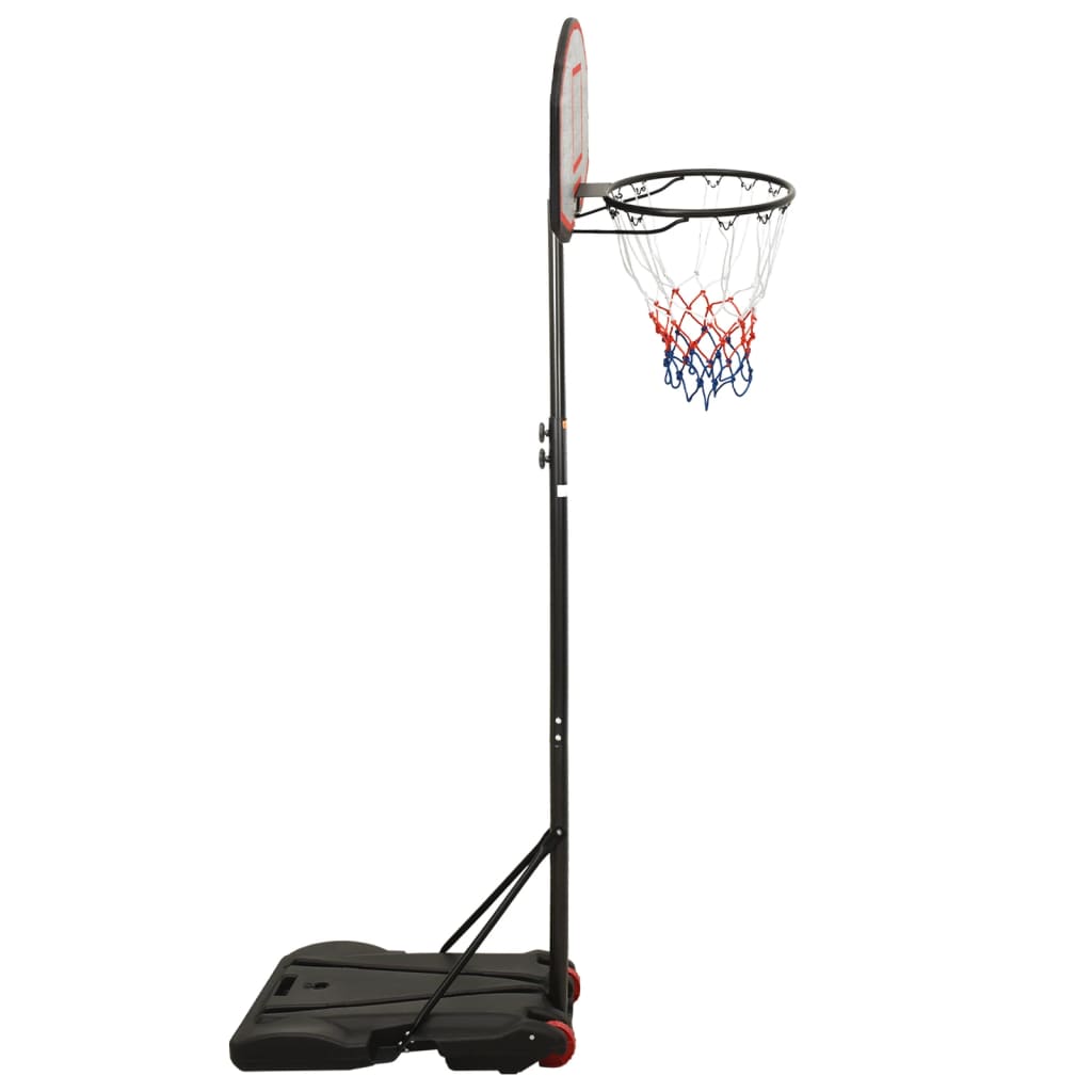 Black basketball support 216-250 cm polyethylene