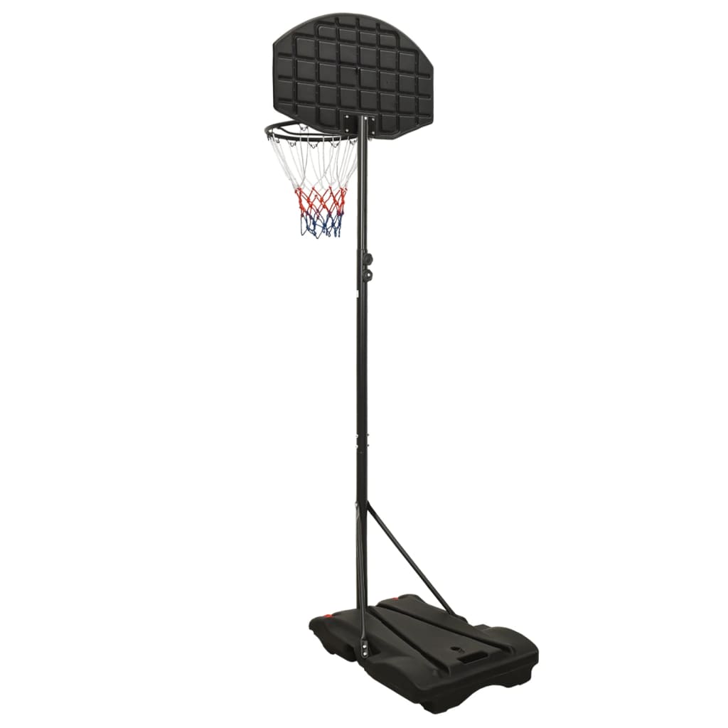 Black basketball support 216-250 cm polyethylene