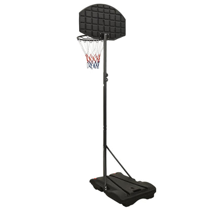 Black basketball support 216-250 cm polyethylene