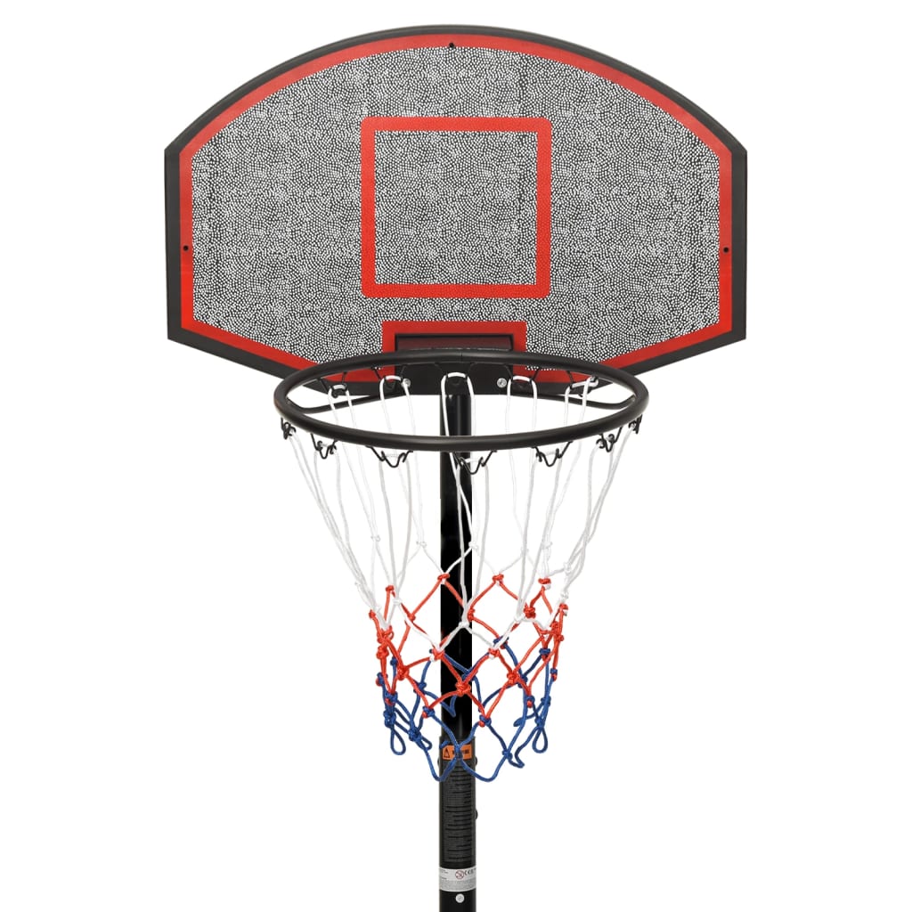 Black basketball support 216-250 cm polyethylene