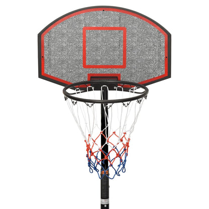 Black basketball support 216-250 cm polyethylene