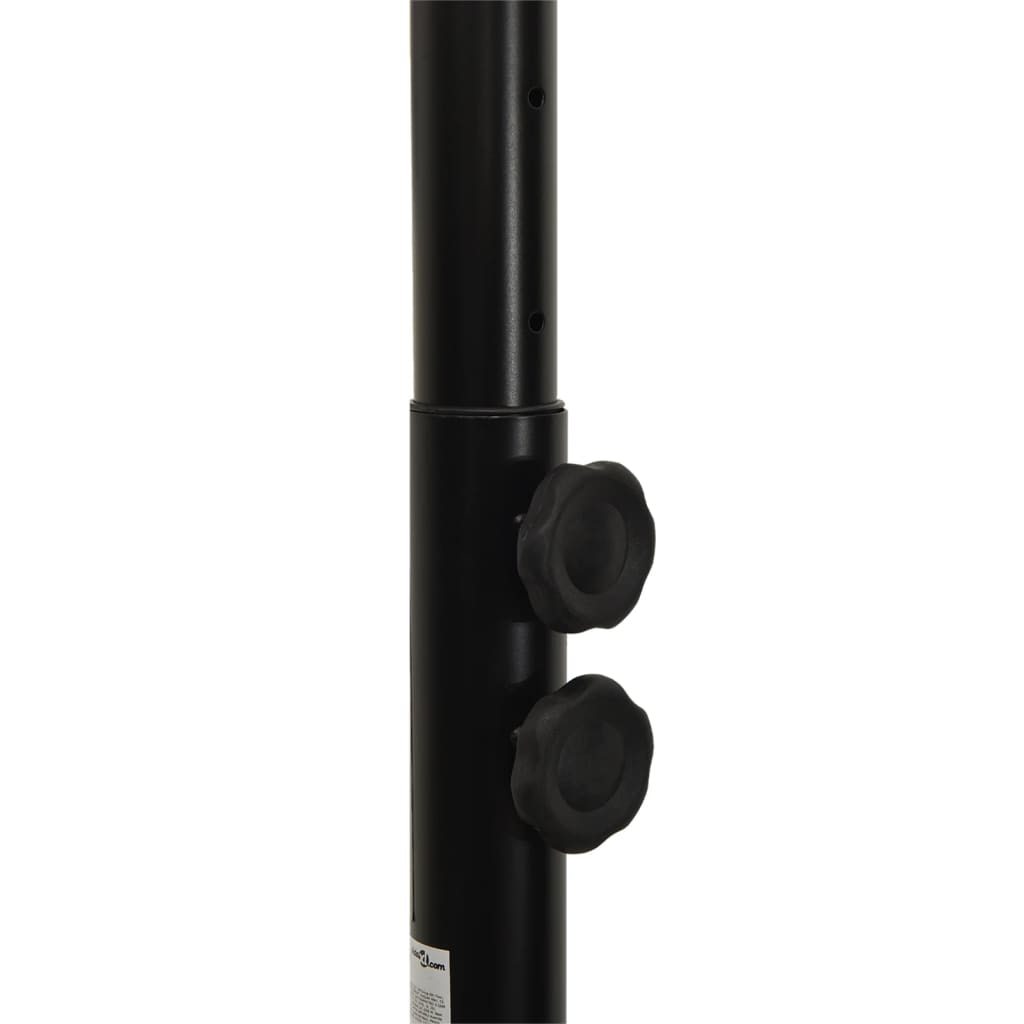 Black basketball support 216-250 cm polyethylene