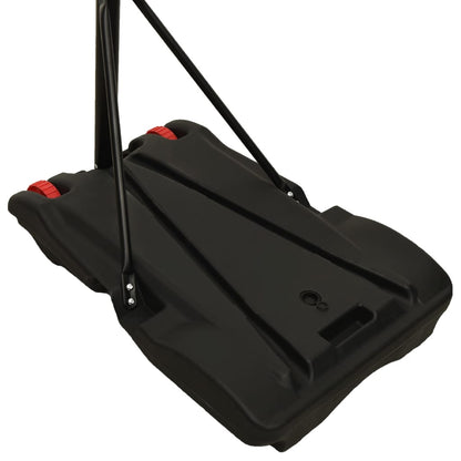 Black basketball support 216-250 cm polyethylene