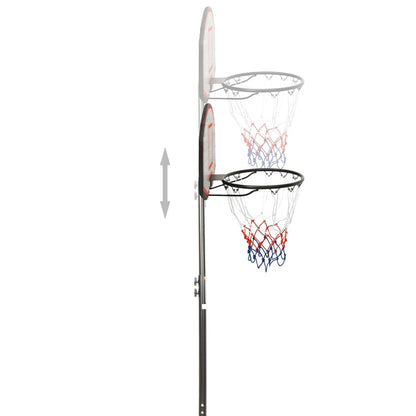 Black basketball support 216-250 cm polyethylene