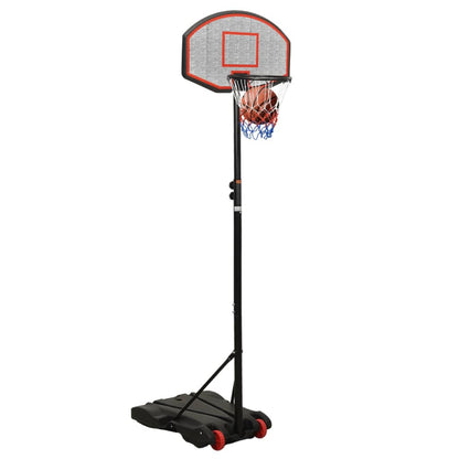 Black basketball support 216-250 cm polyethylene