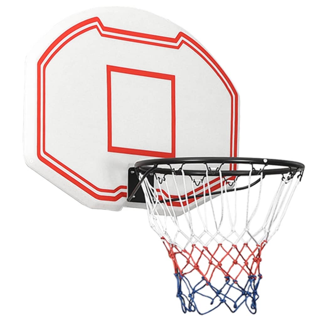 White basketball panel 90x60x2 cm polyethylene