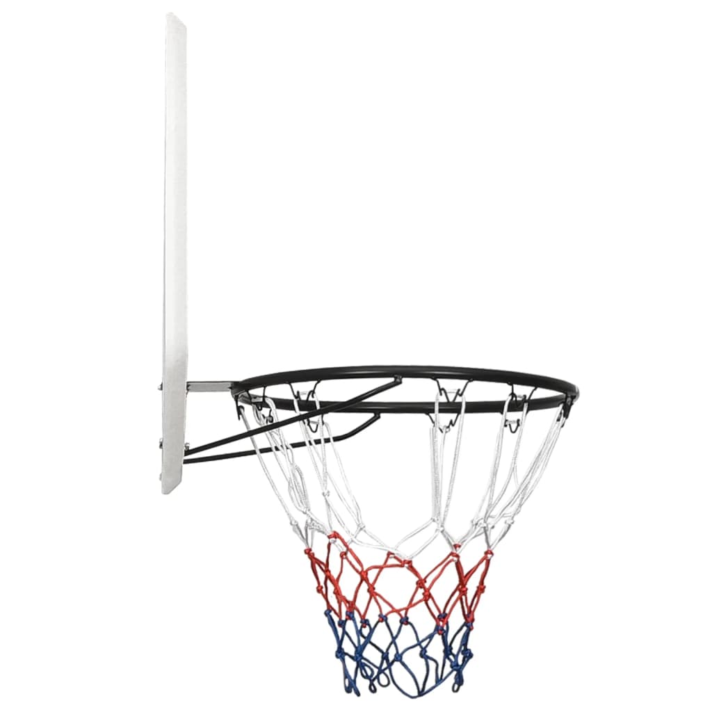 White basketball panel 90x60x2 cm polyethylene