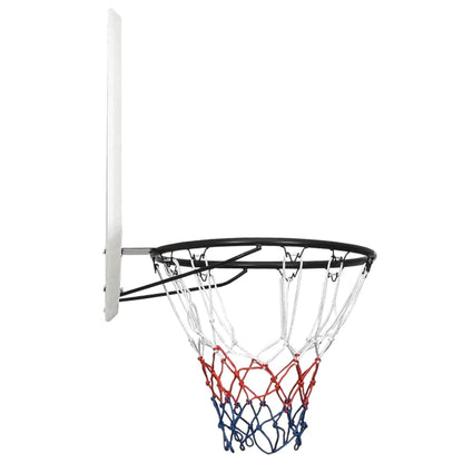 White basketball panel 90x60x2 cm polyethylene
