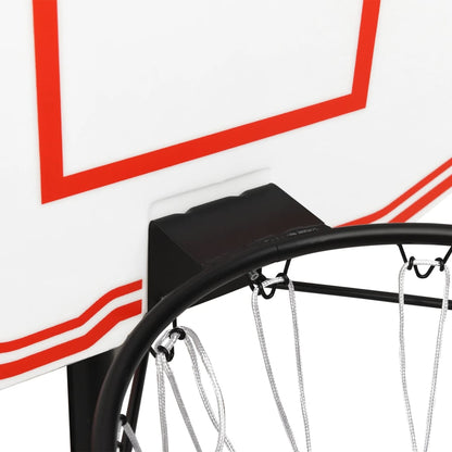 White basketball panel 90x60x2 cm polyethylene