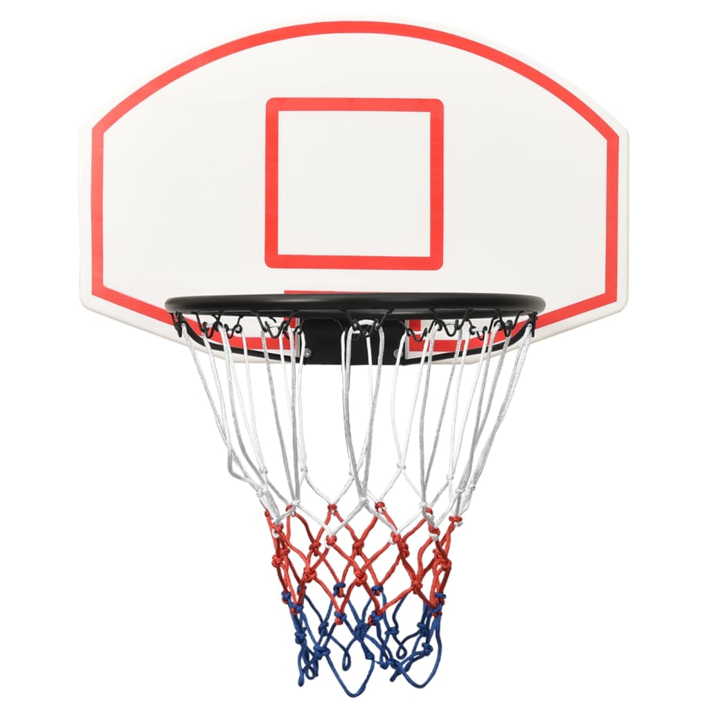 White basketball panel 71x45x2 cm polyethylene