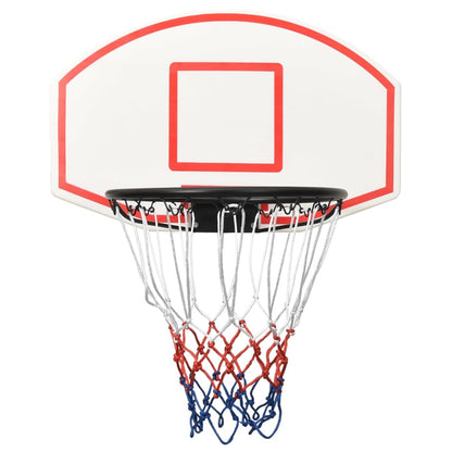 White basketball panel 71x45x2 cm polyethylene