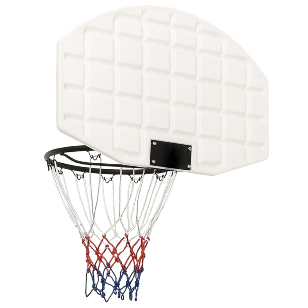 White basketball panel 71x45x2 cm polyethylene