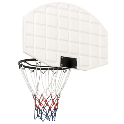 White basketball panel 71x45x2 cm polyethylene