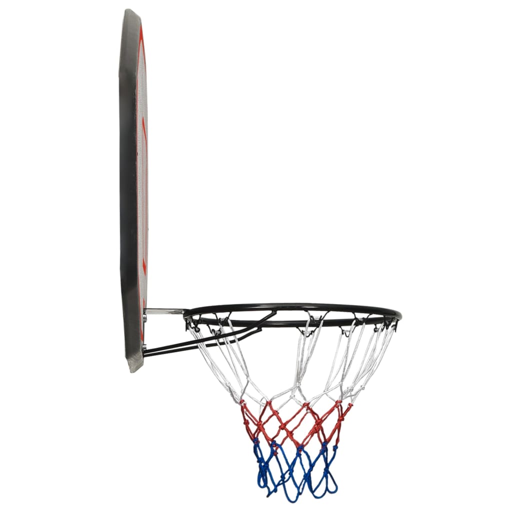Black basketball panel 109x71x3 cm polyethylene