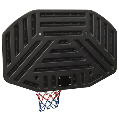 Black basketball panel 109x71x3 cm polyethylene