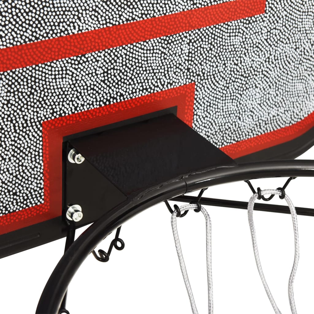 Black basketball panel 109x71x3 cm polyethylene
