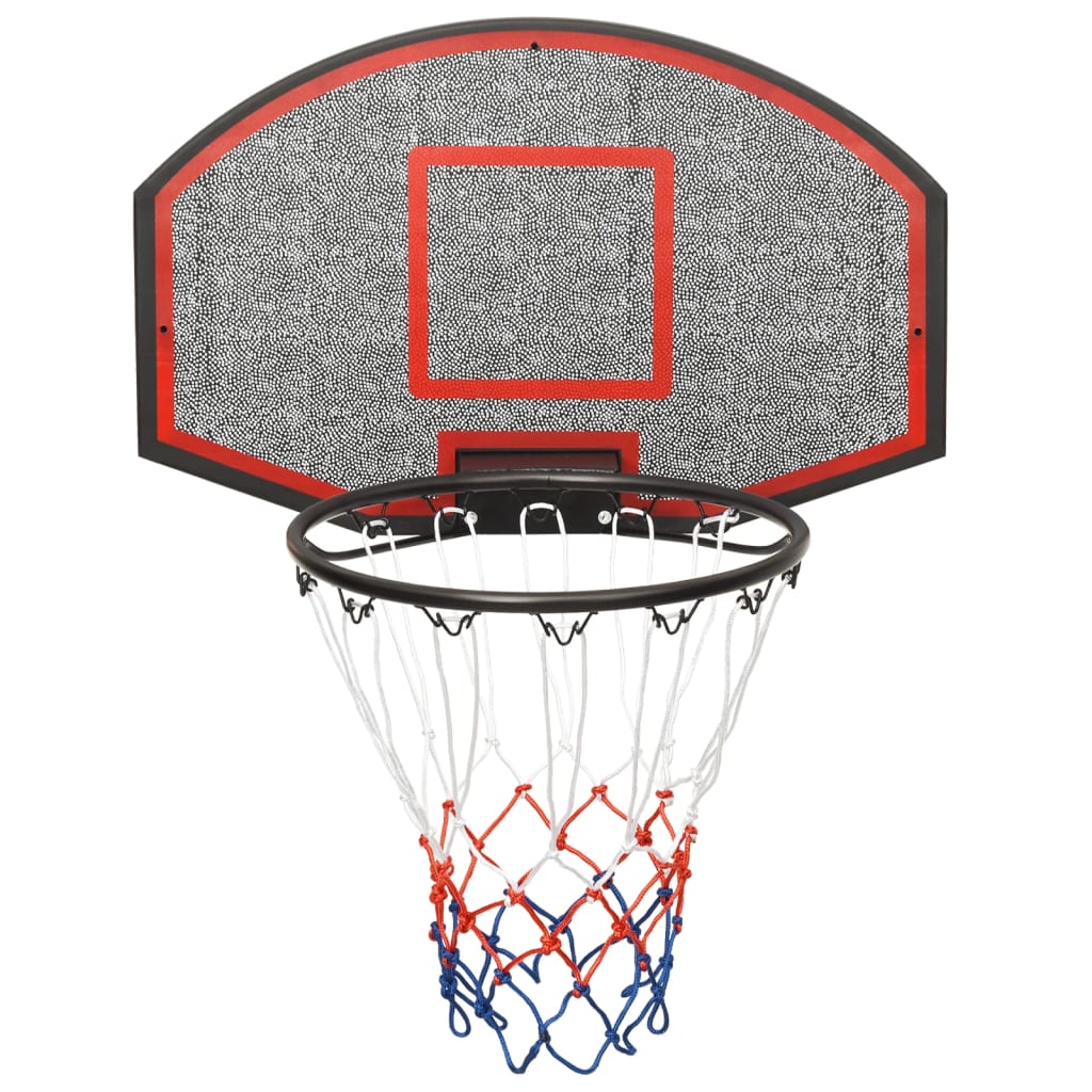 Black basketball panel 71x45x2 cm polyethylene