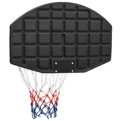 Black basketball panel 71x45x2 cm polyethylene
