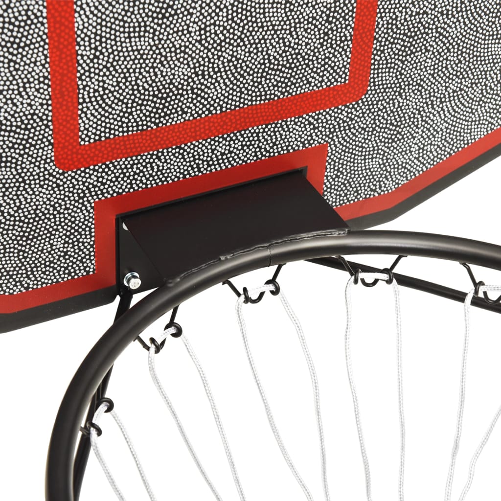 Black basketball panel 71x45x2 cm polyethylene