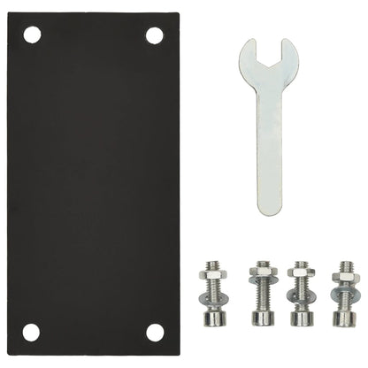 Black basketball panel 71x45x2 cm polyethylene