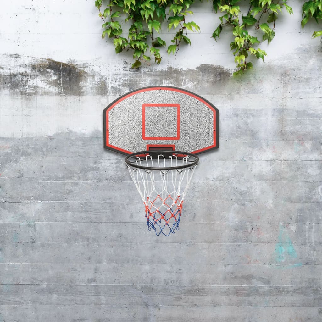 Black basketball panel 71x45x2 cm polyethylene