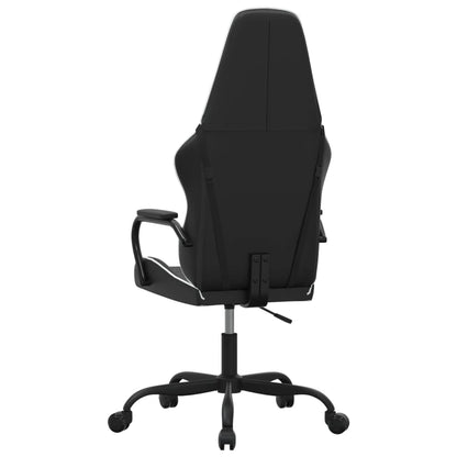 Gaming chair & white and black massage imitation leather