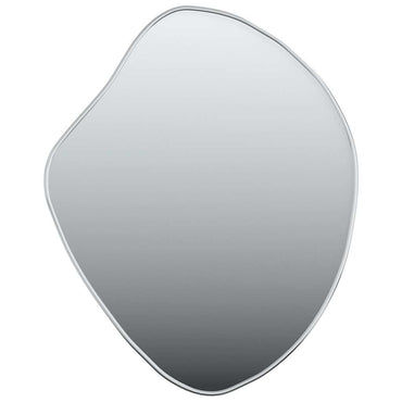 Silver wall mirror 50x40 cm