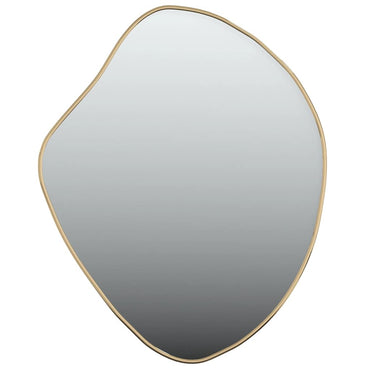 Golden wall mirror 50x40 cm