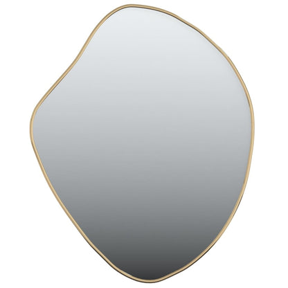 Golden wall mirror 60x50 cm