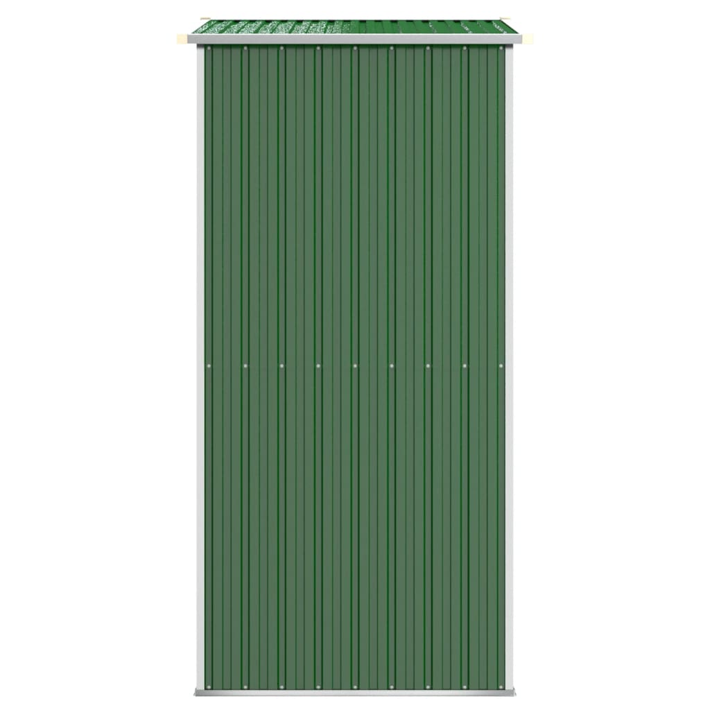 Grüner Gartenschuppen 192x108x223 cm verzinkter Stahl