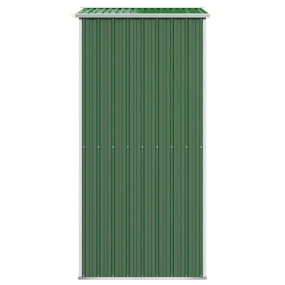 Grüner Gartenschuppen 192x108x223 cm verzinkter Stahl