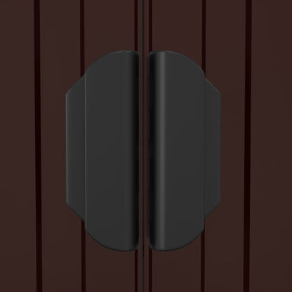 Abri de jardin Marron foncé 192x108x223 cm Acier galvanisé