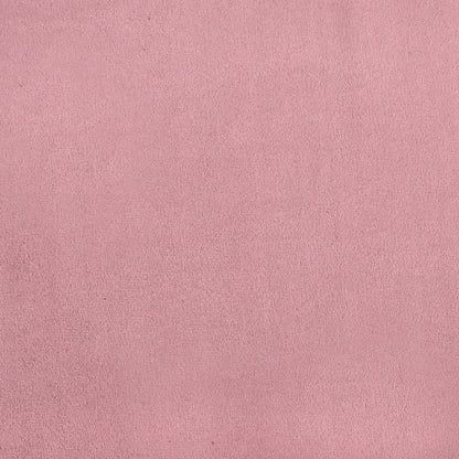 Lot de 2 traversins tours de lit Ø15x50 cm Velours Rose