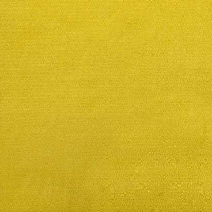 Lot de 2 traversins tours de lit Ø15x50 cm Velours Jaune
