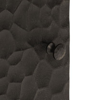 Armadio da bagno nero 38x3333x58 cm mango in legno massiccio